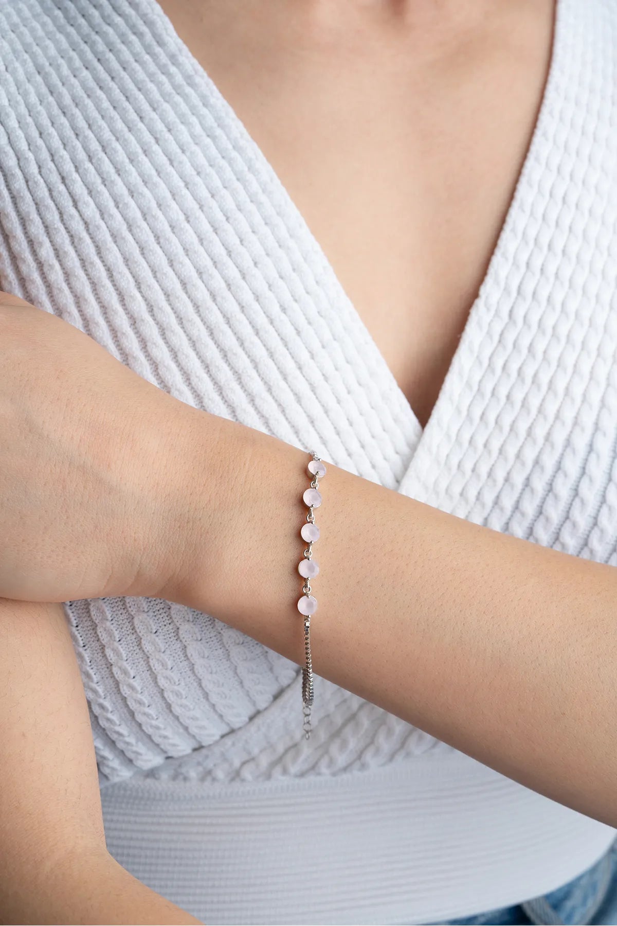 Blush Zirkonia Armband – 925 Zilver