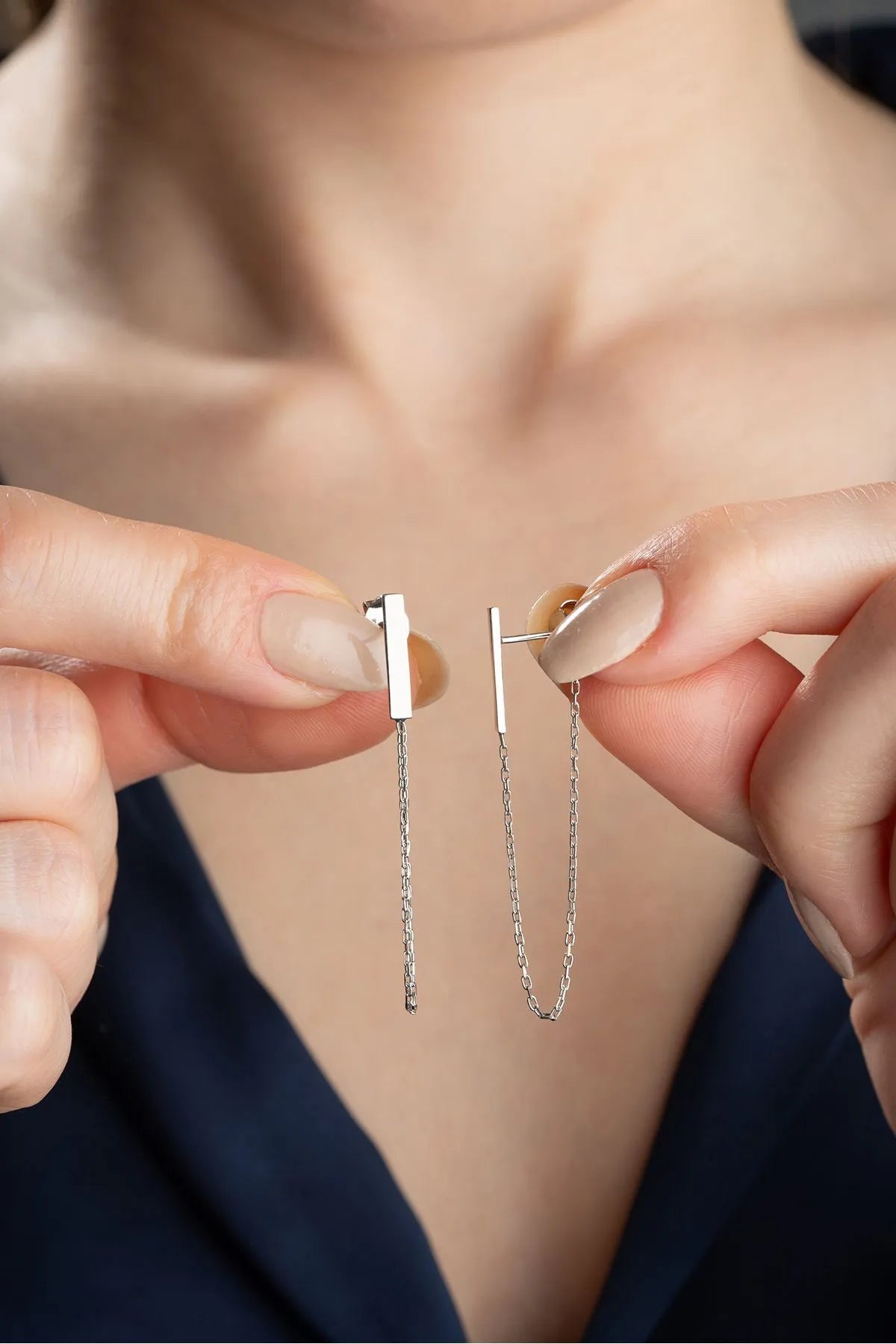 Silver Flow – 925 Sterling Zilver Oorbellen