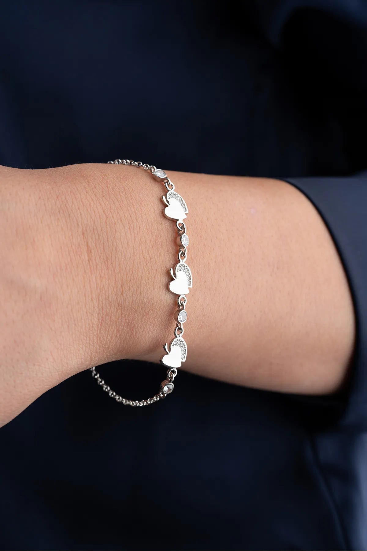 Sweetheart Apple Armband – 925 Zilver- byLYDIAN