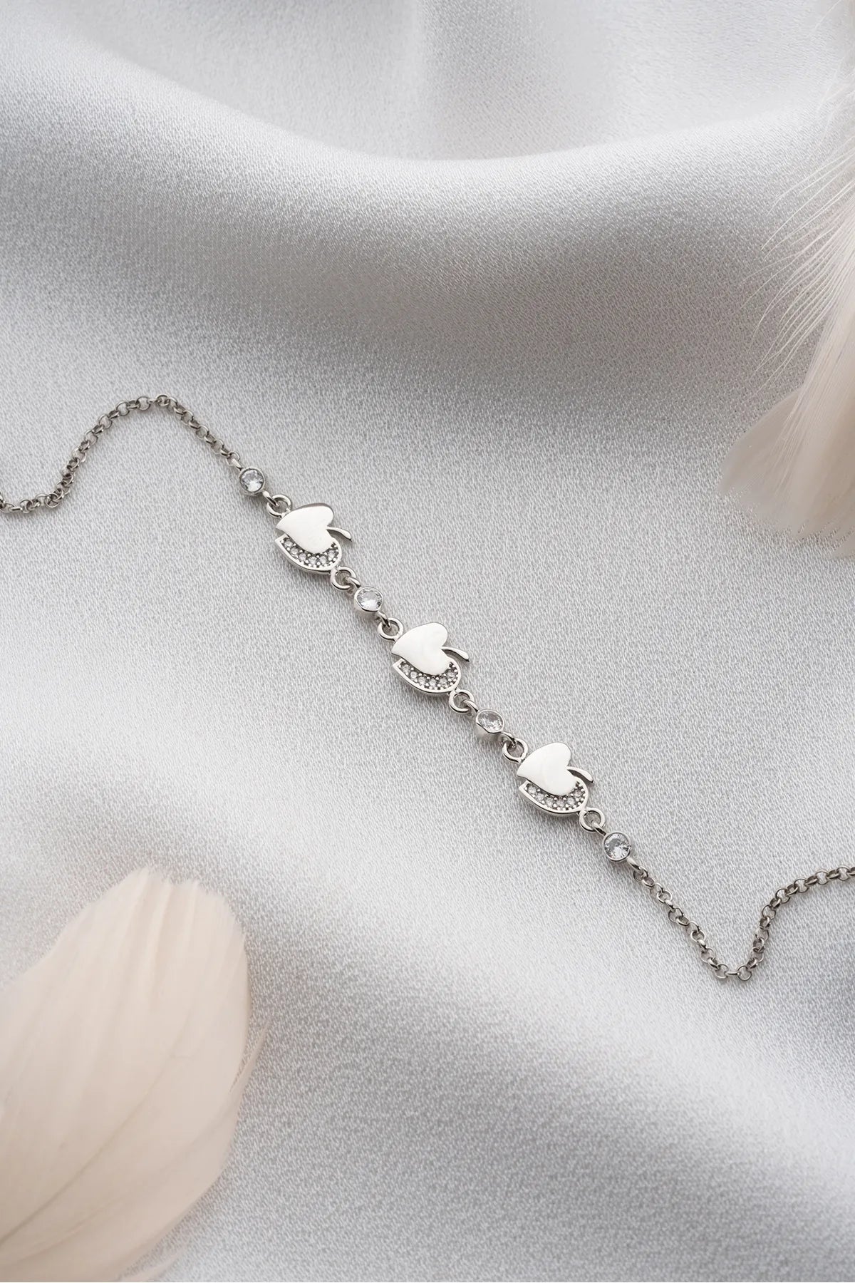 Sweetheart Apple Armband – 925 Zilver- byLYDIAN
