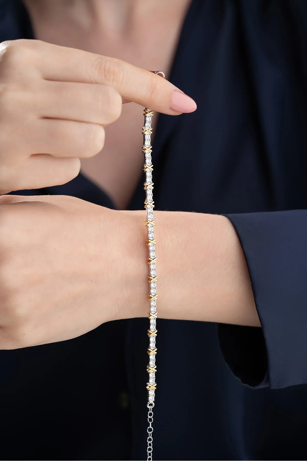 Golden Flow Armband – 925 Zilver
