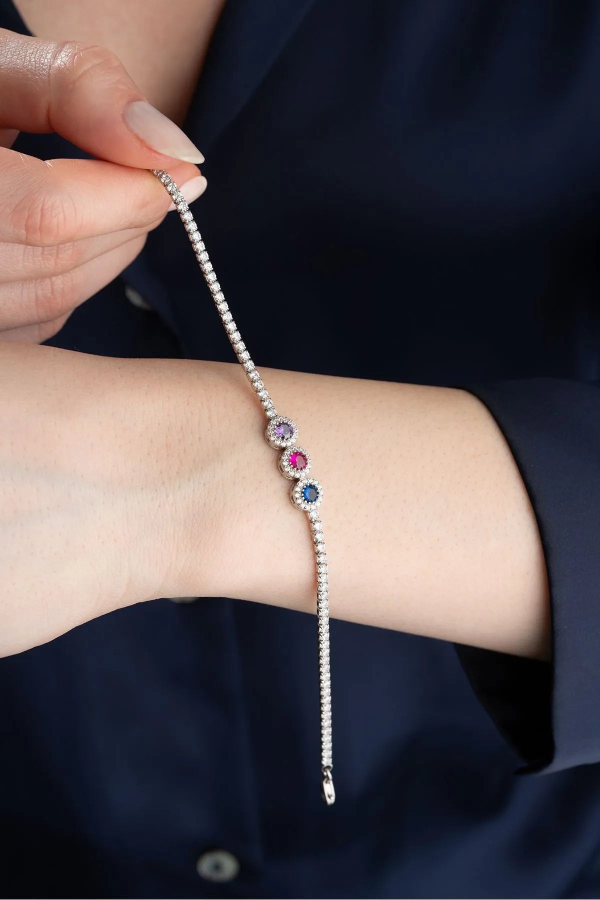 Trinity Spark Armband – 925 Zilver