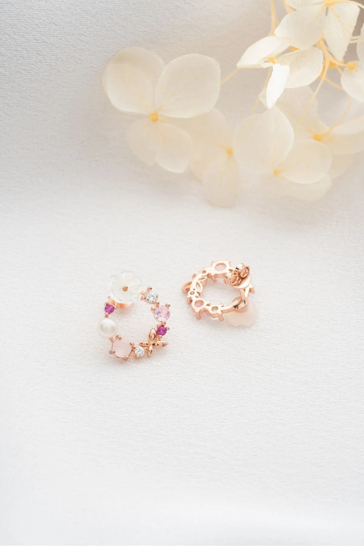Errötenblüte - 925 Sterling -Silberohrringe
