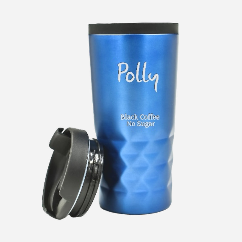 Graphic Mug Thermos Cup with Text -B2