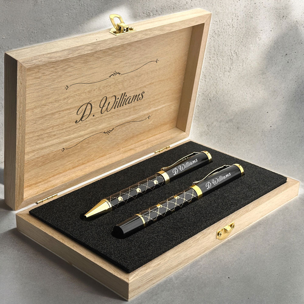 Gepersonaliseerde Penset - Schrijfset met Doosje BLP2116S-D1 – by LYDIAN Gepersonaliseerde Penset - Schrijfset met Doosje BLP2116S-D1 – by LYDIAN