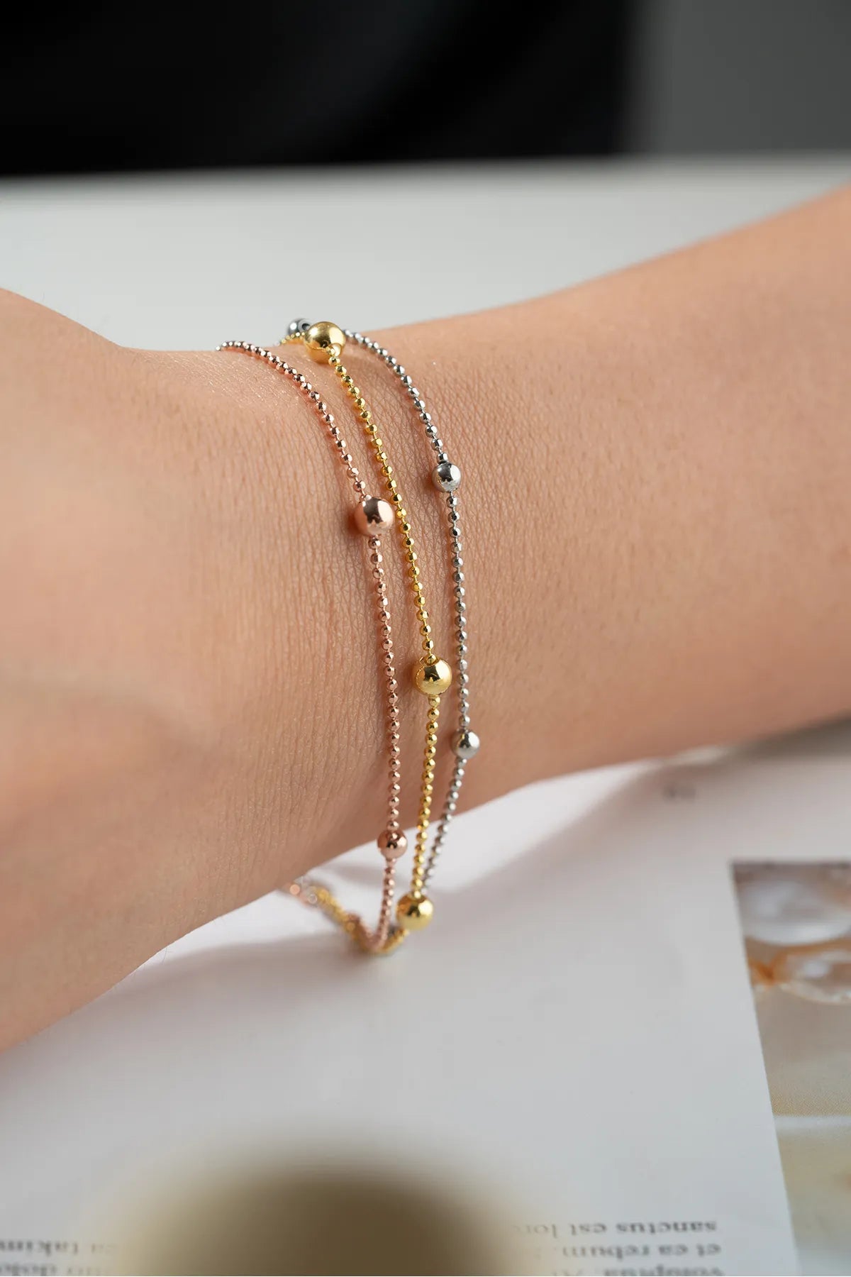 925 zilveren armband met dorika kralen