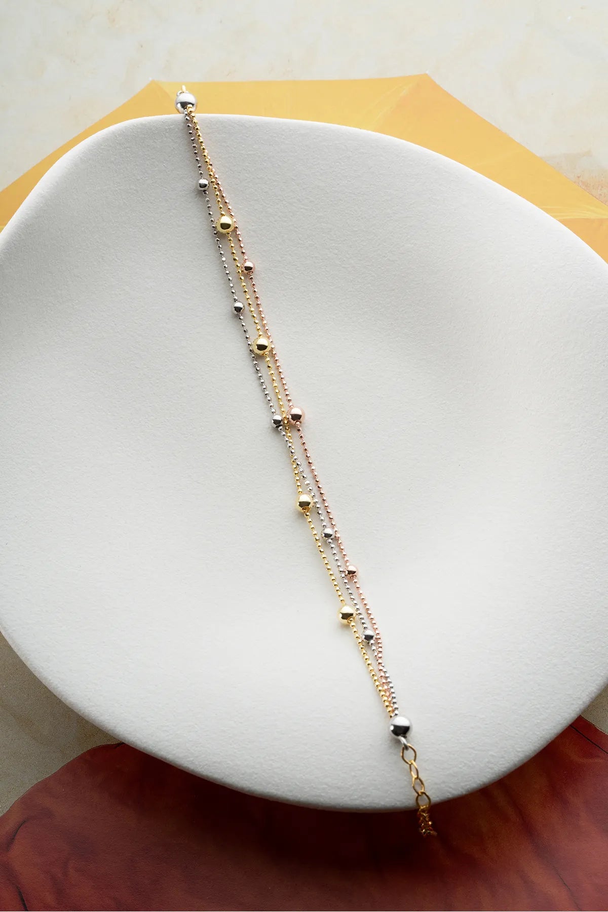 925 zilveren armband met dorika kralen