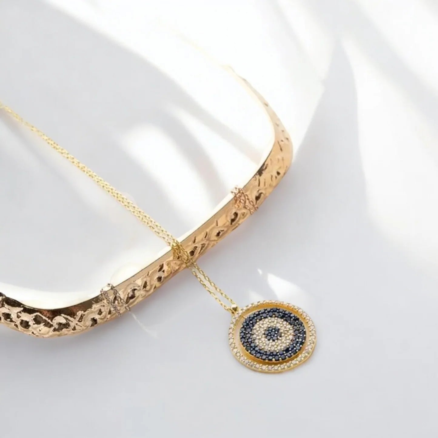 Gepersonaliseerde Oogje-Ketting van 925 Zilver