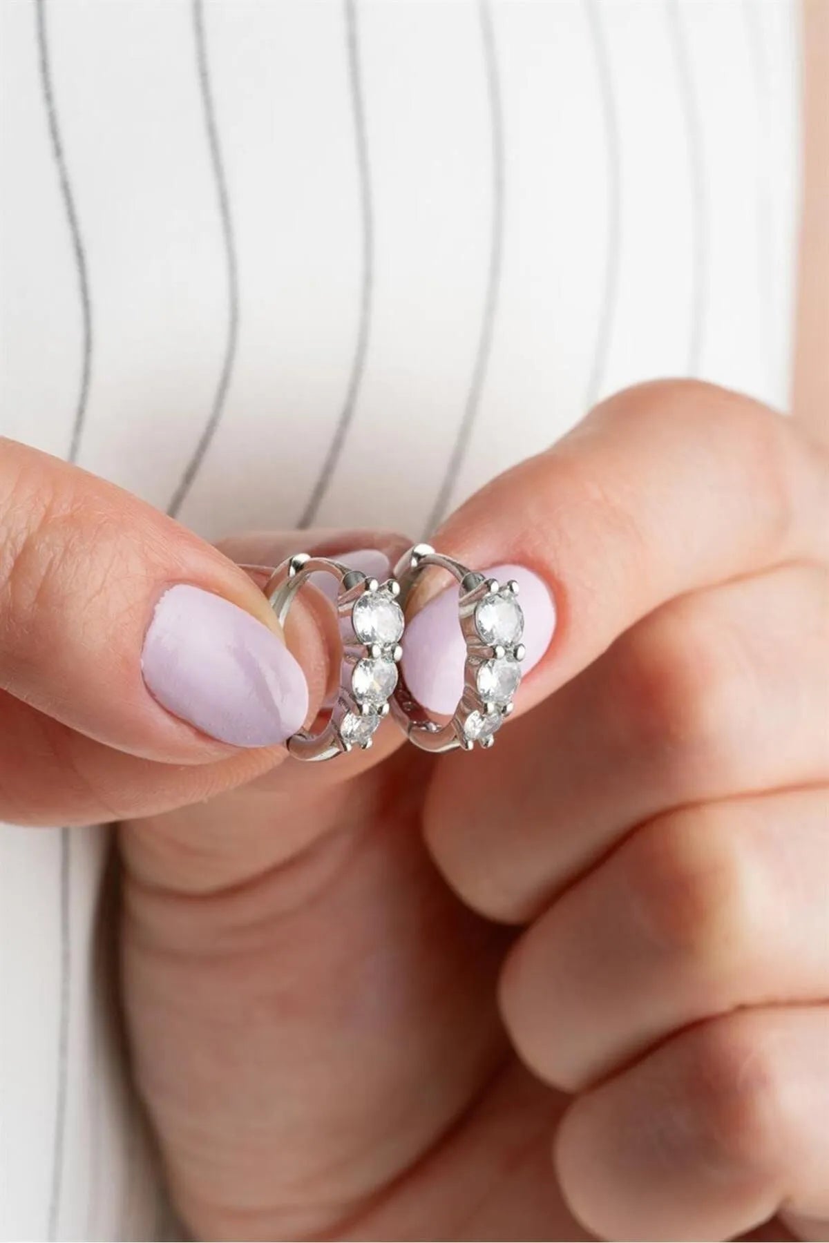 925 Sterling silver earrings with stones