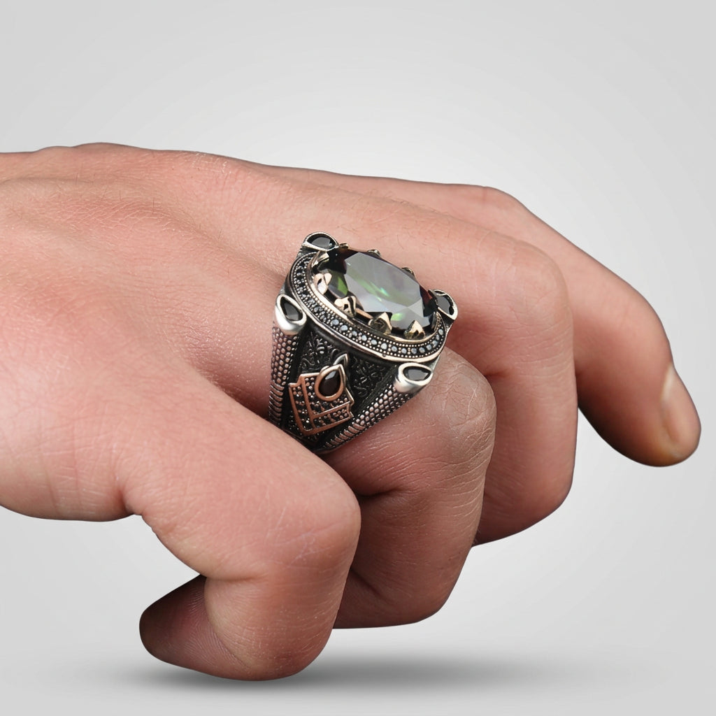 Mystic Topaas Herenring | 925 Zilver