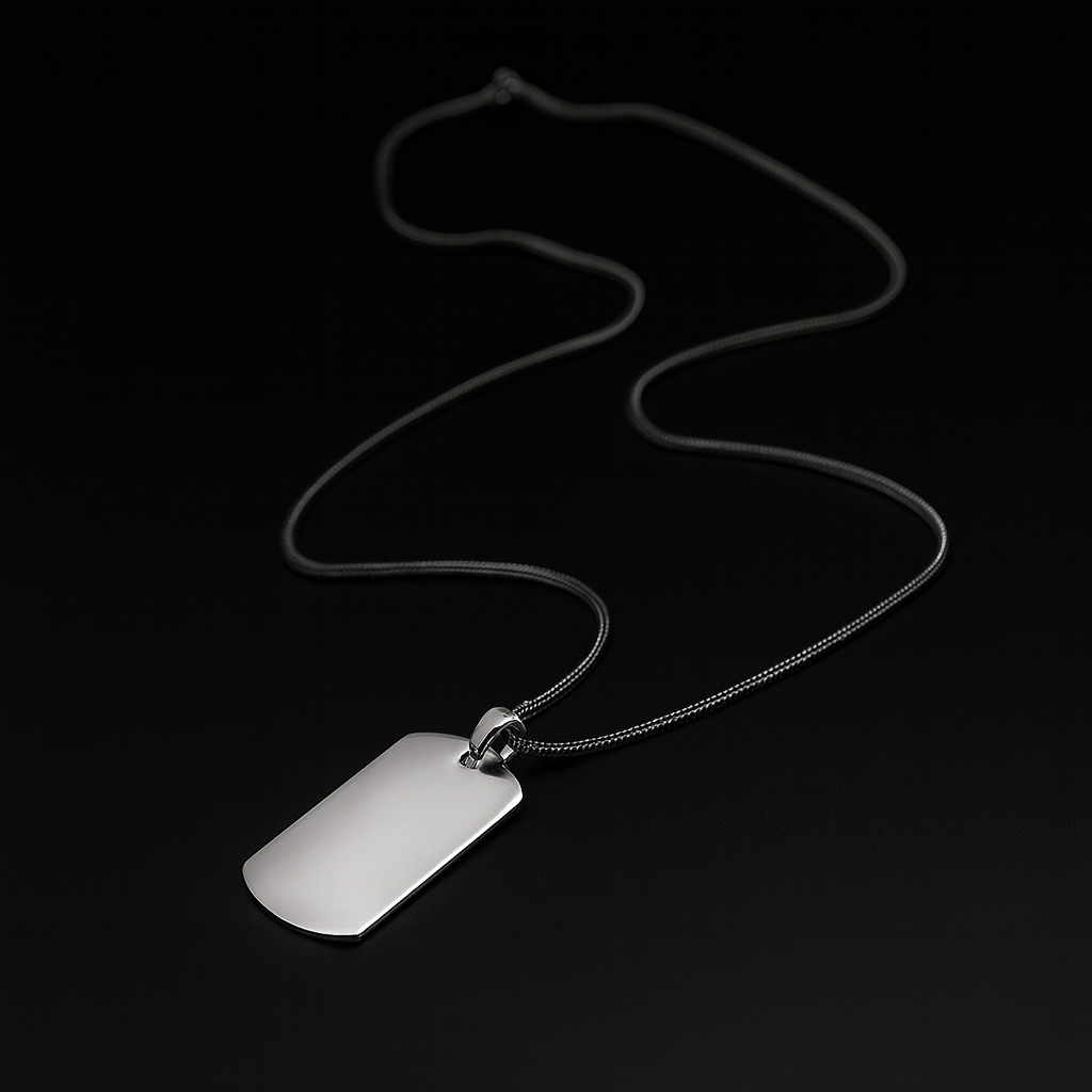 Personalized 925 Silver Name Necklace (60 cm Chain)
