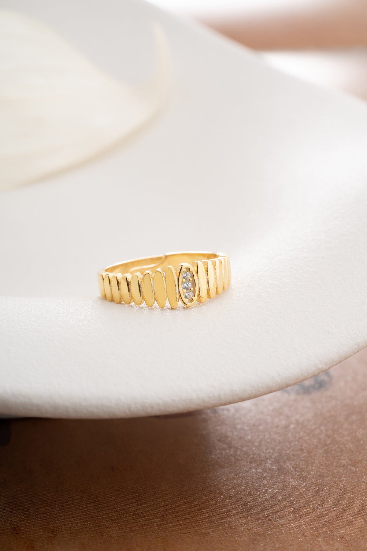 Elegante Ring met Steen – 925 Zilver