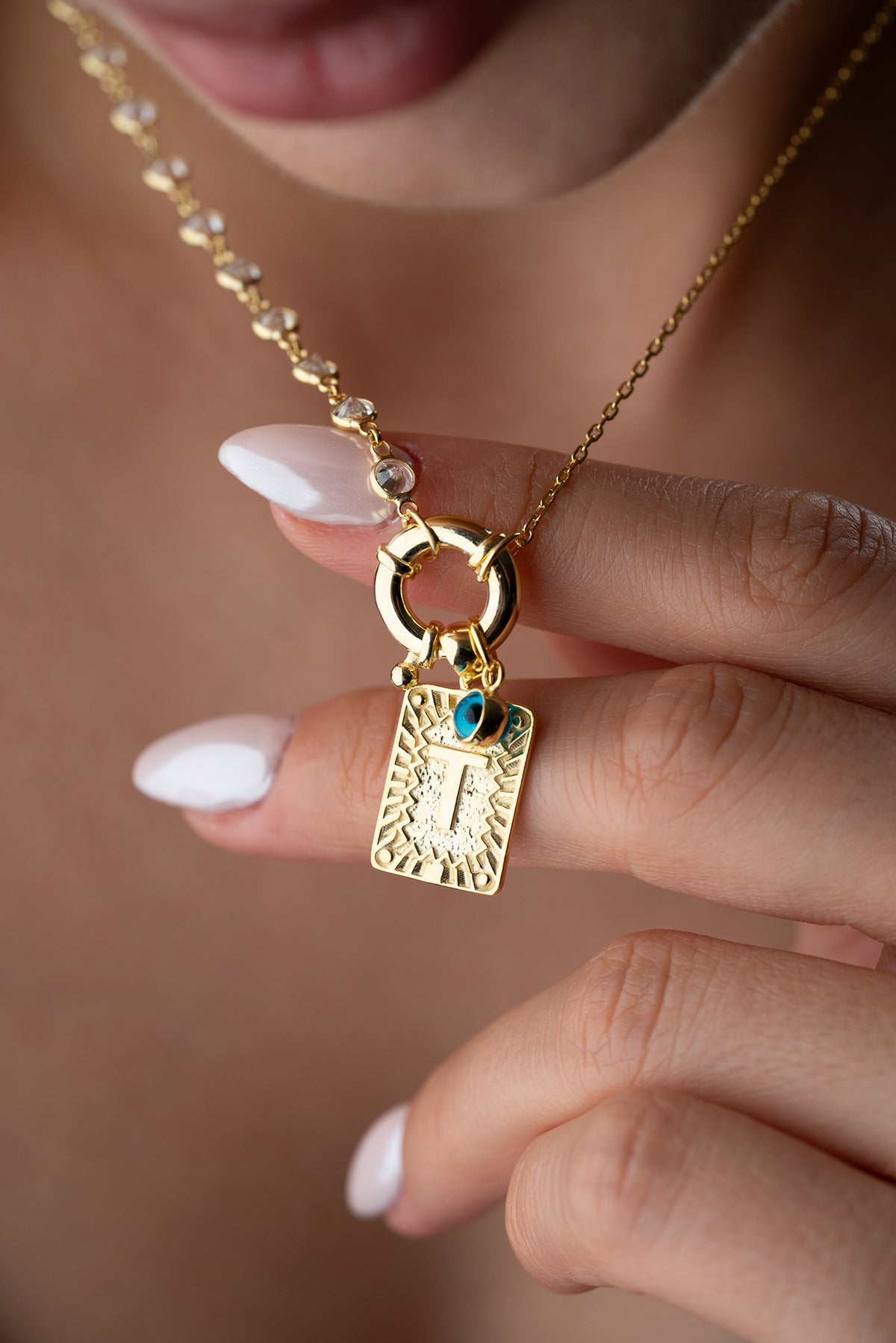 Shine Letter Gepersonaliseerde Zilveren Ketting