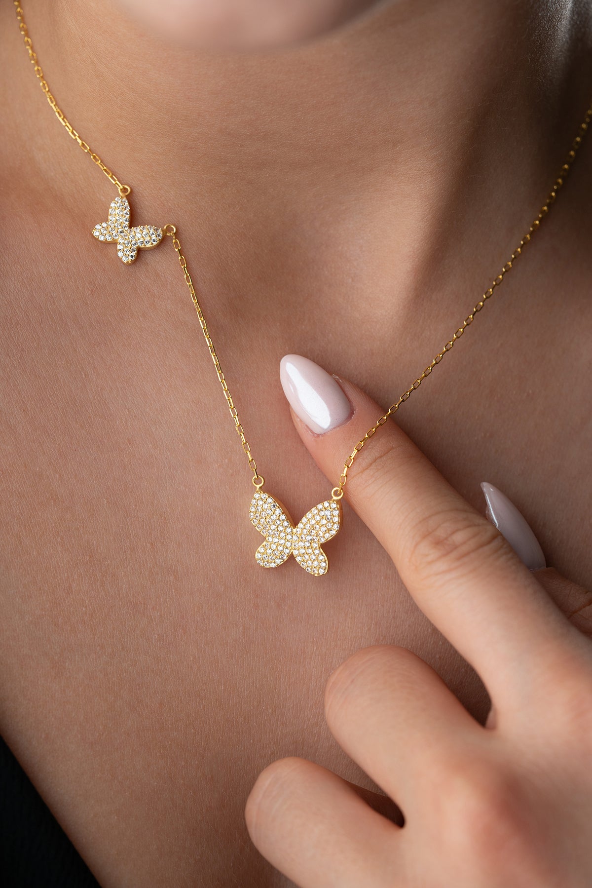 Papillon Ketting – 925 Zilver – Vlinder Design