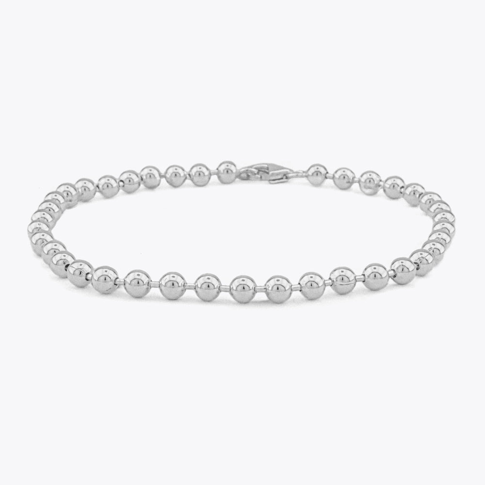 925 zilveren set ketting&armband 4mm
