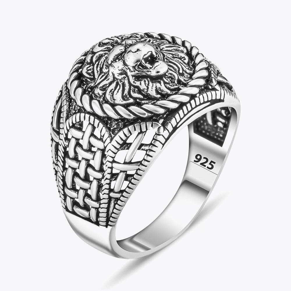 Lion Zegelring Heren ORTBL182