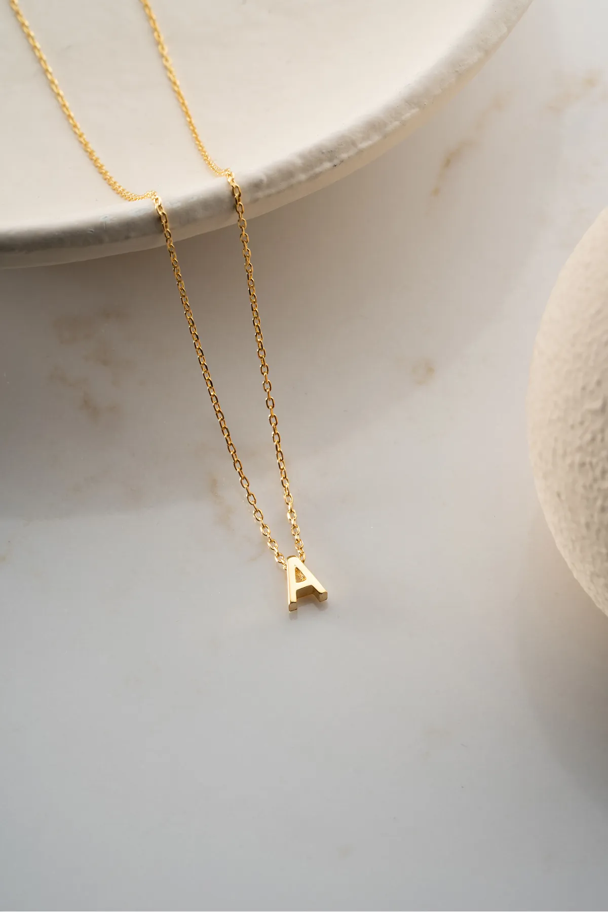 Minimalistische Letterketting – 925 Sterling Zilver