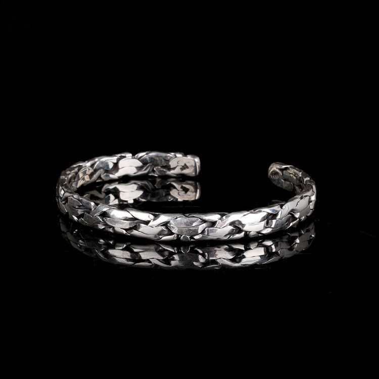 König Schakel 925 Sterling Silber Herren Armband