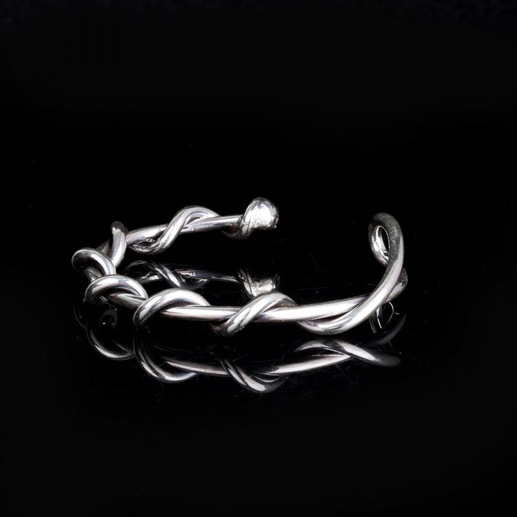 925 Sterling Zilveren Gevlochten Armband – 8mm