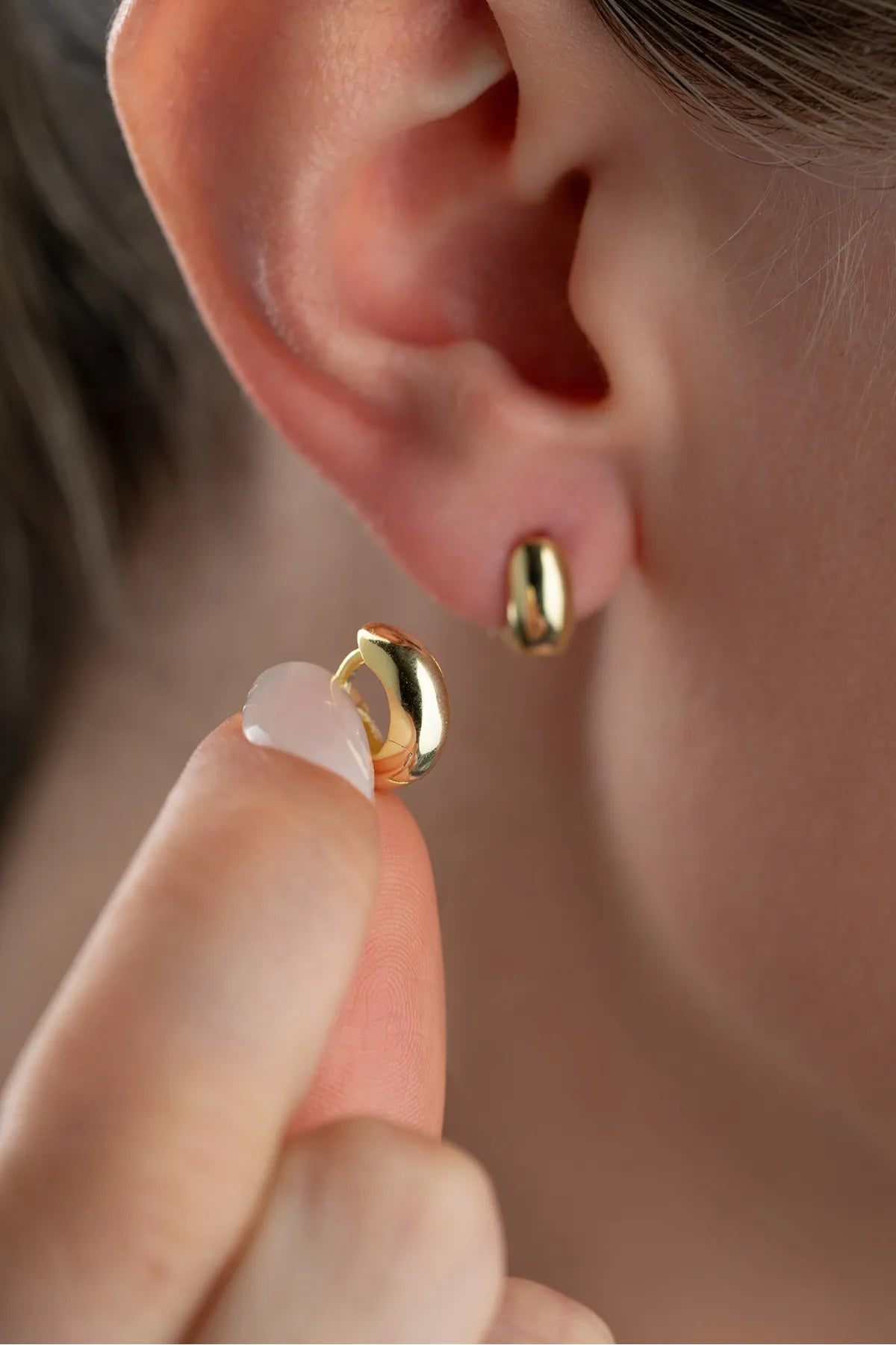 Dikke Oorringen – 925 Zilver