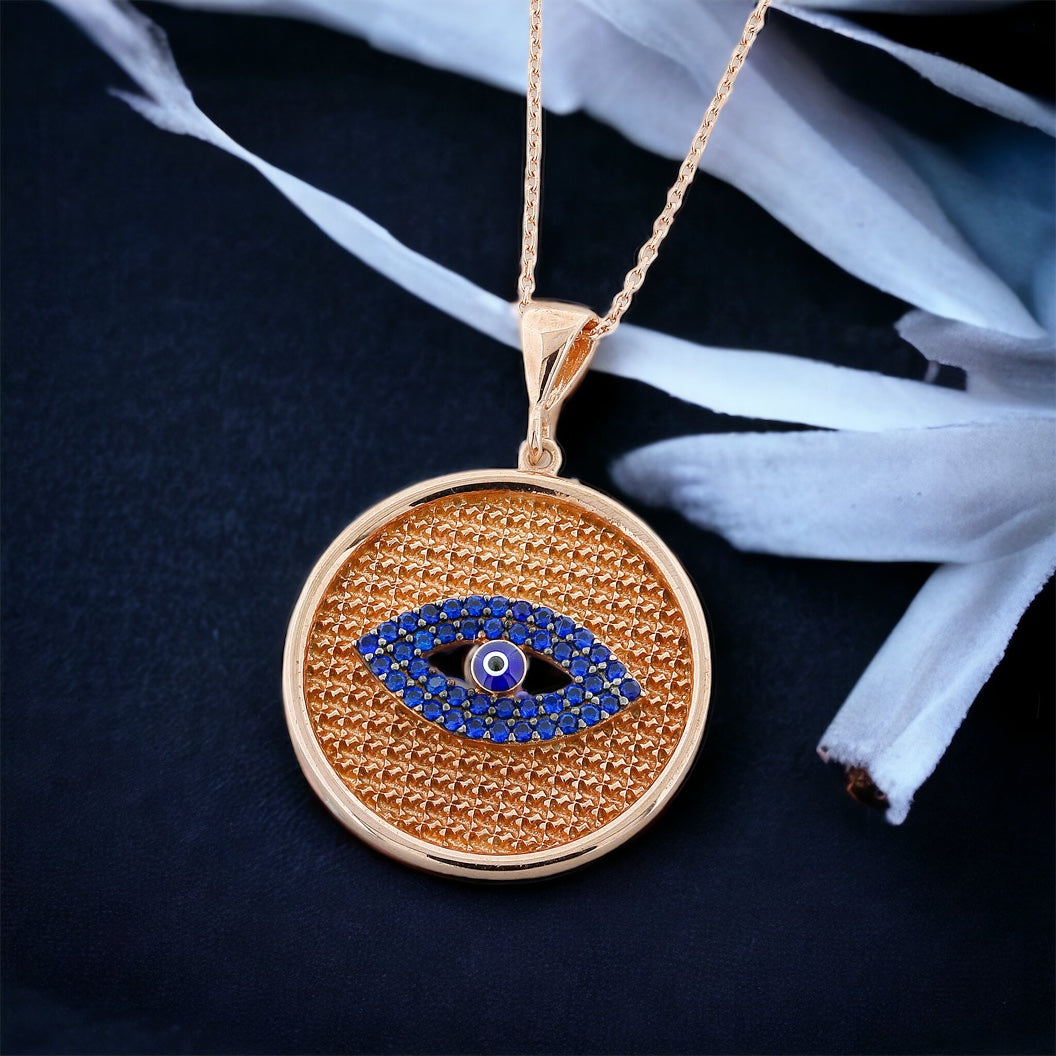Collier Avec Pendentif Oeil