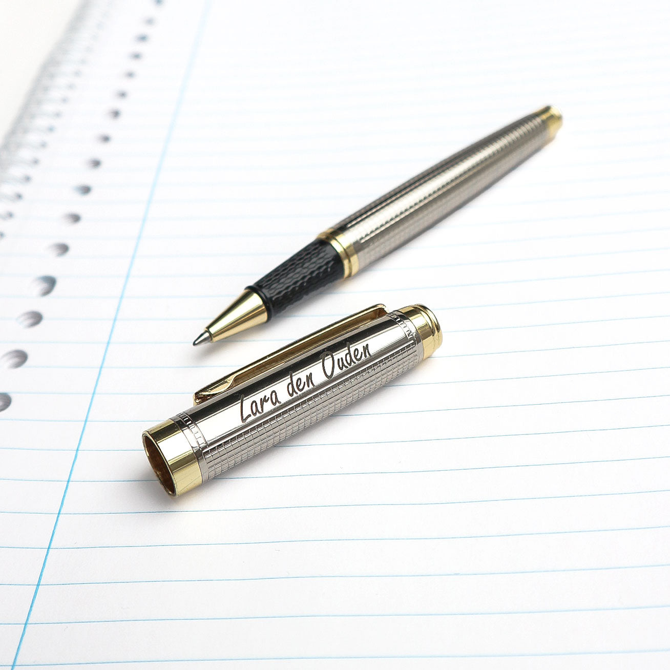 Gepersonaliseerde rollerbalpen - met Gegraveerde Houten Doosje BLP2164