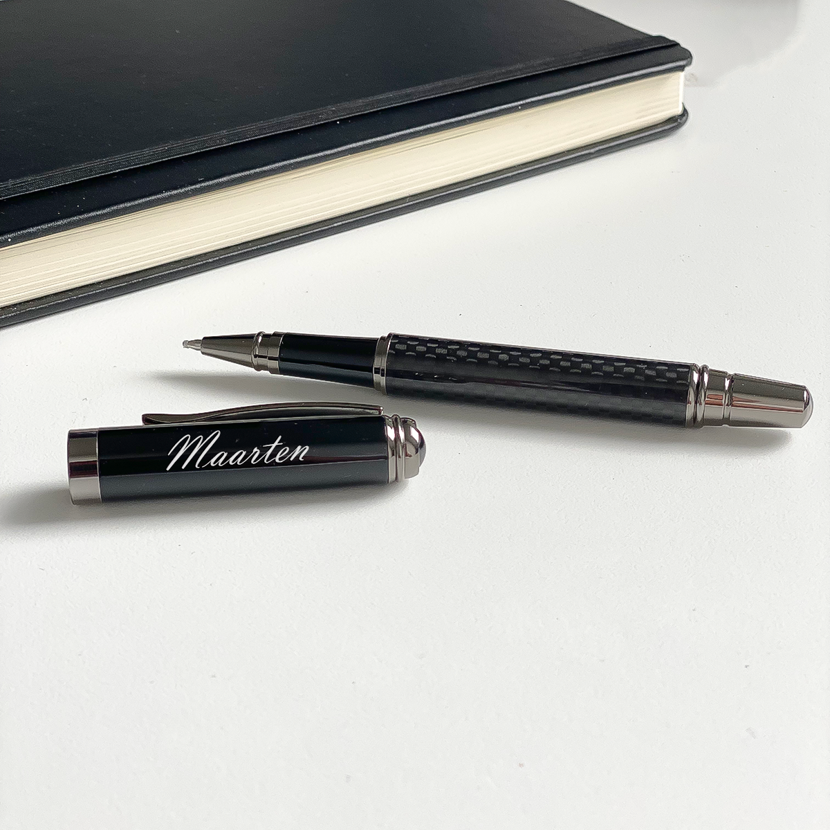 Gepersonaliseerde Rollerpen - Met Gegraveerde Houten Doos BLP145-R