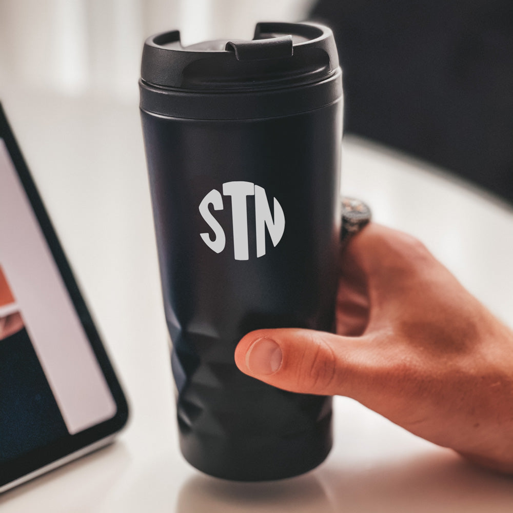 Graphic Mug thermosbeker met tekst 1