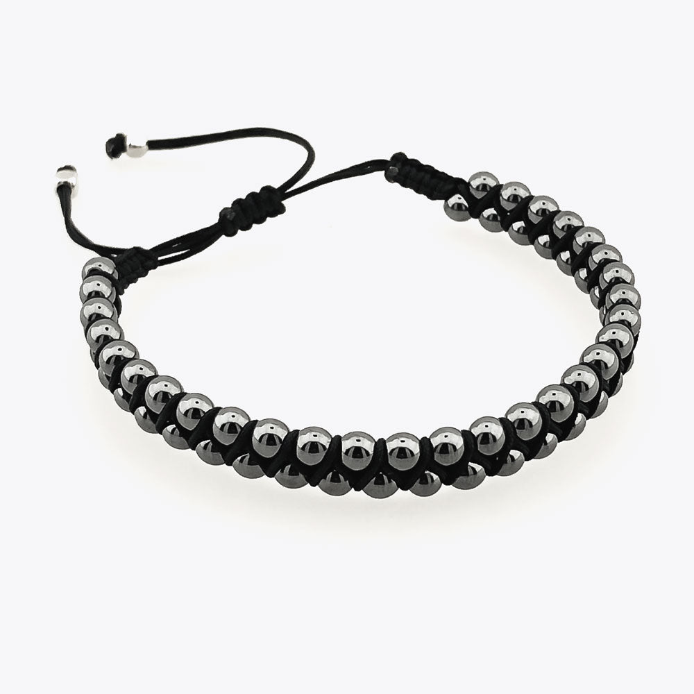von LYDIAN Herrenarmband Hämatit ARLB-13