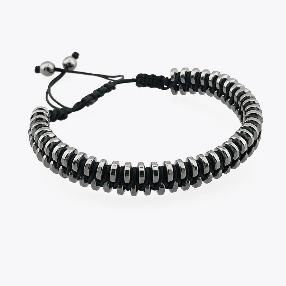 LYDIAN Men's Bracelet Hematite ARLB-23