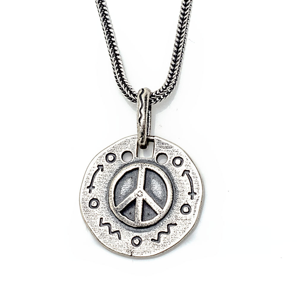 Peace ketting hanger ARLNM012