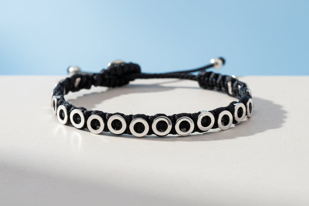 Heren Armband 925s Zilveren ARLNM112