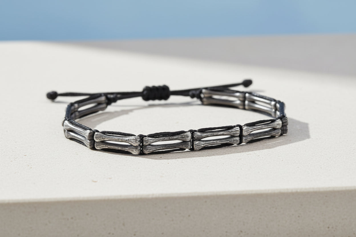 Heren Armband 925s Zilveren ARLNM113