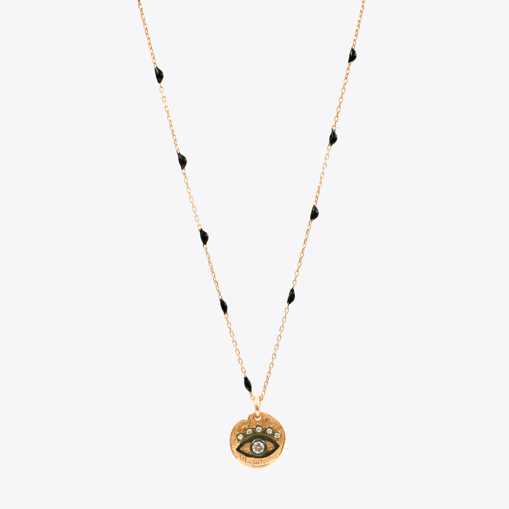 Collier Avec Pendentif Oeil BLAR012-R