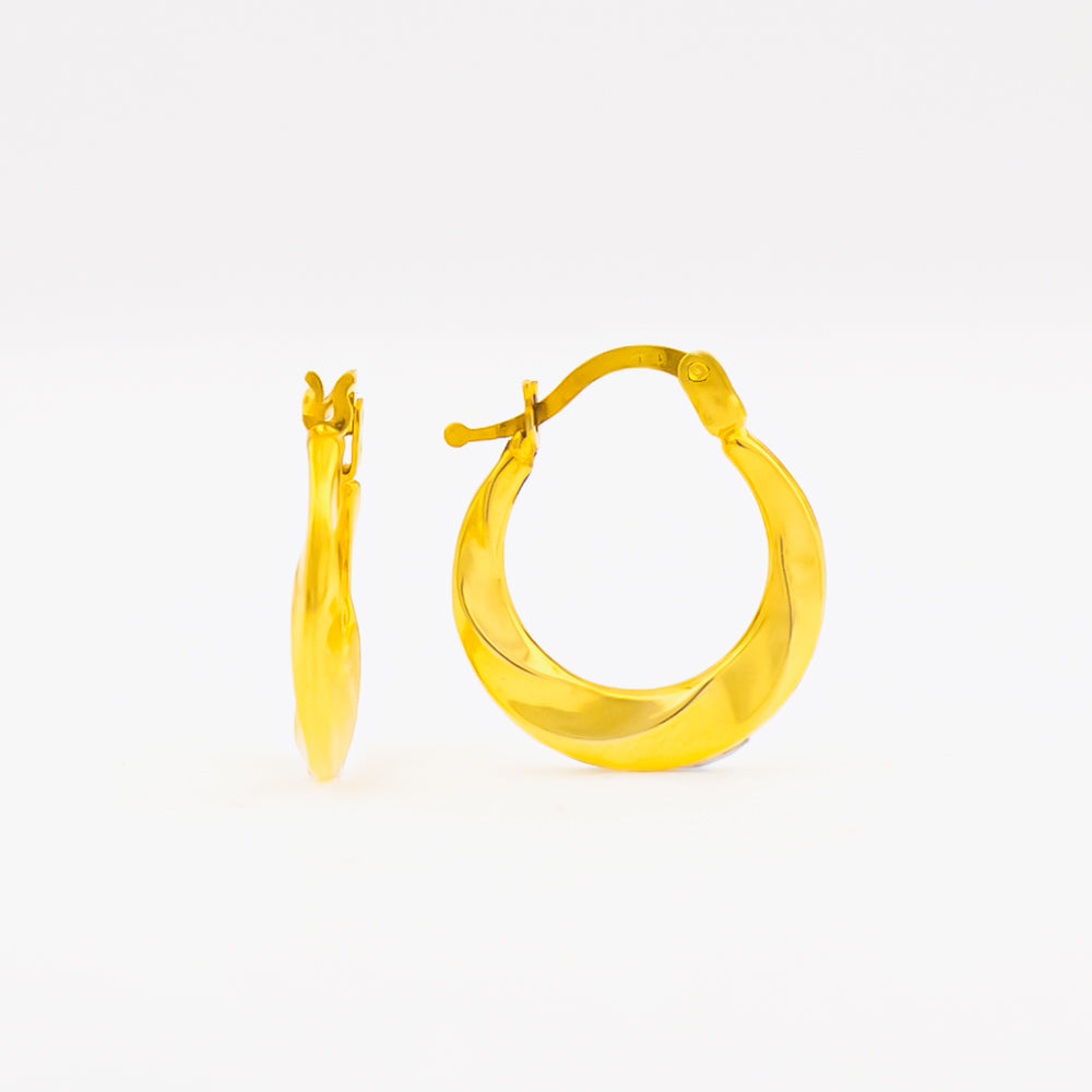 925 sterling zilveren oorbellen - 17 mm BLARW019