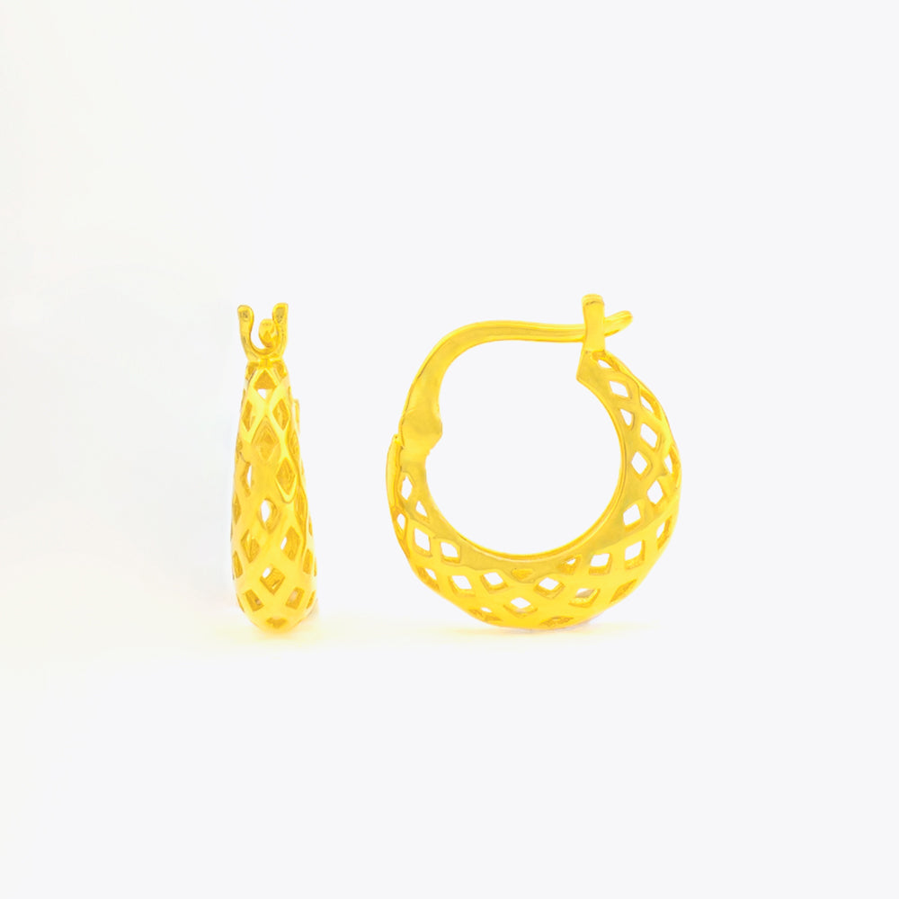 925 sterling zilveren oorbellen - 15 mm BLARW023