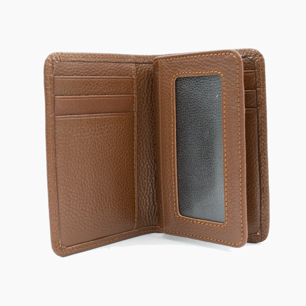 Kartenetui aus braunem Leder 3304T