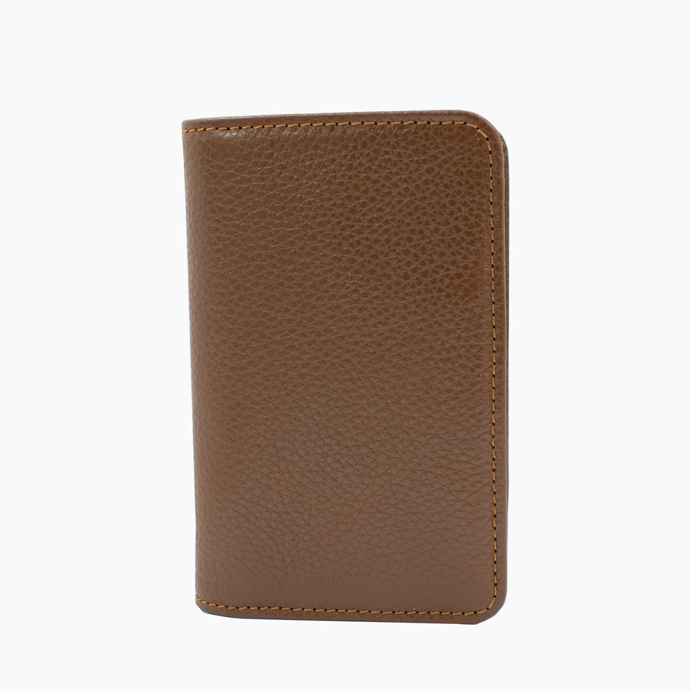 Kartenetui aus braunem Leder 3304T