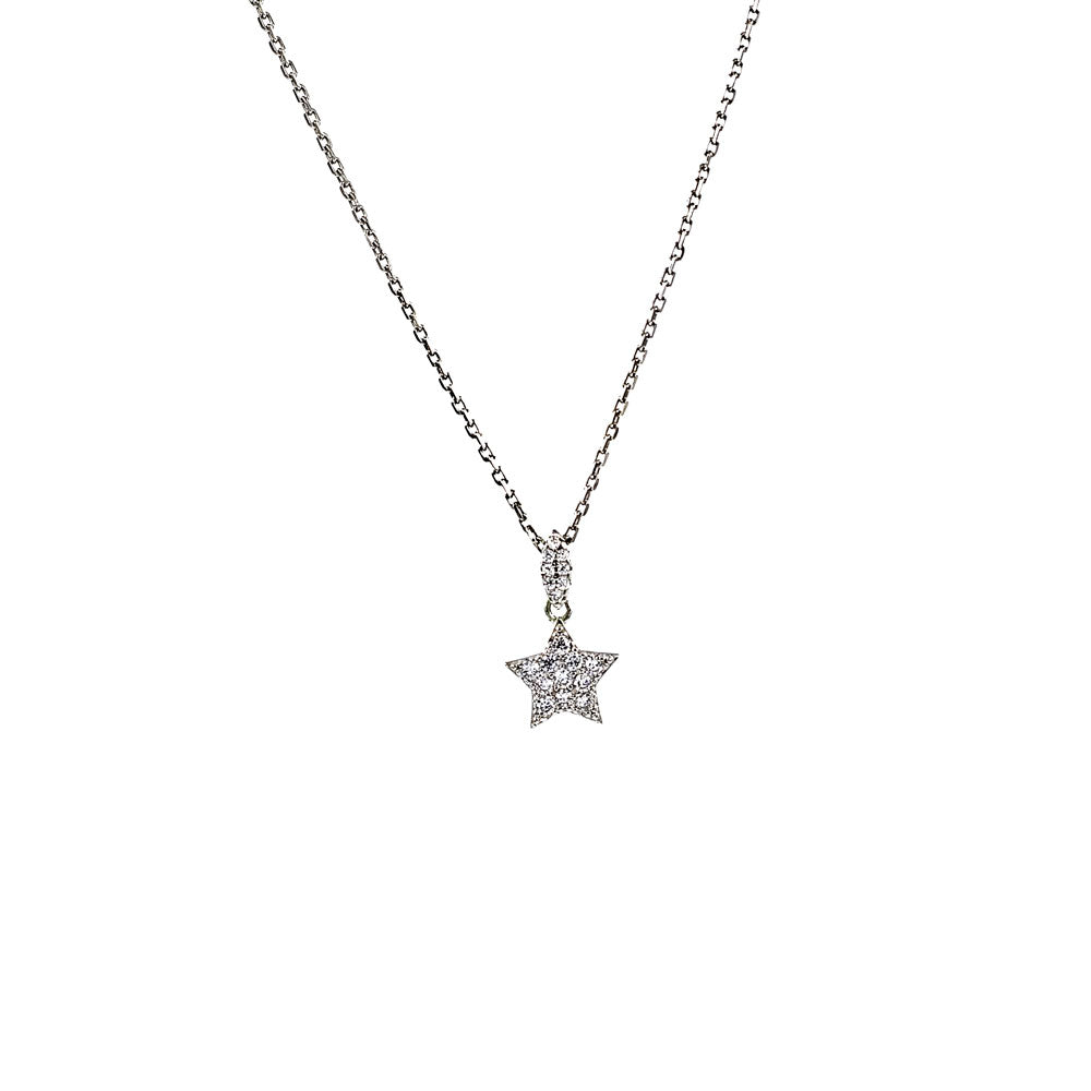 Ketting met ster - 925 zilver NLKY749-S