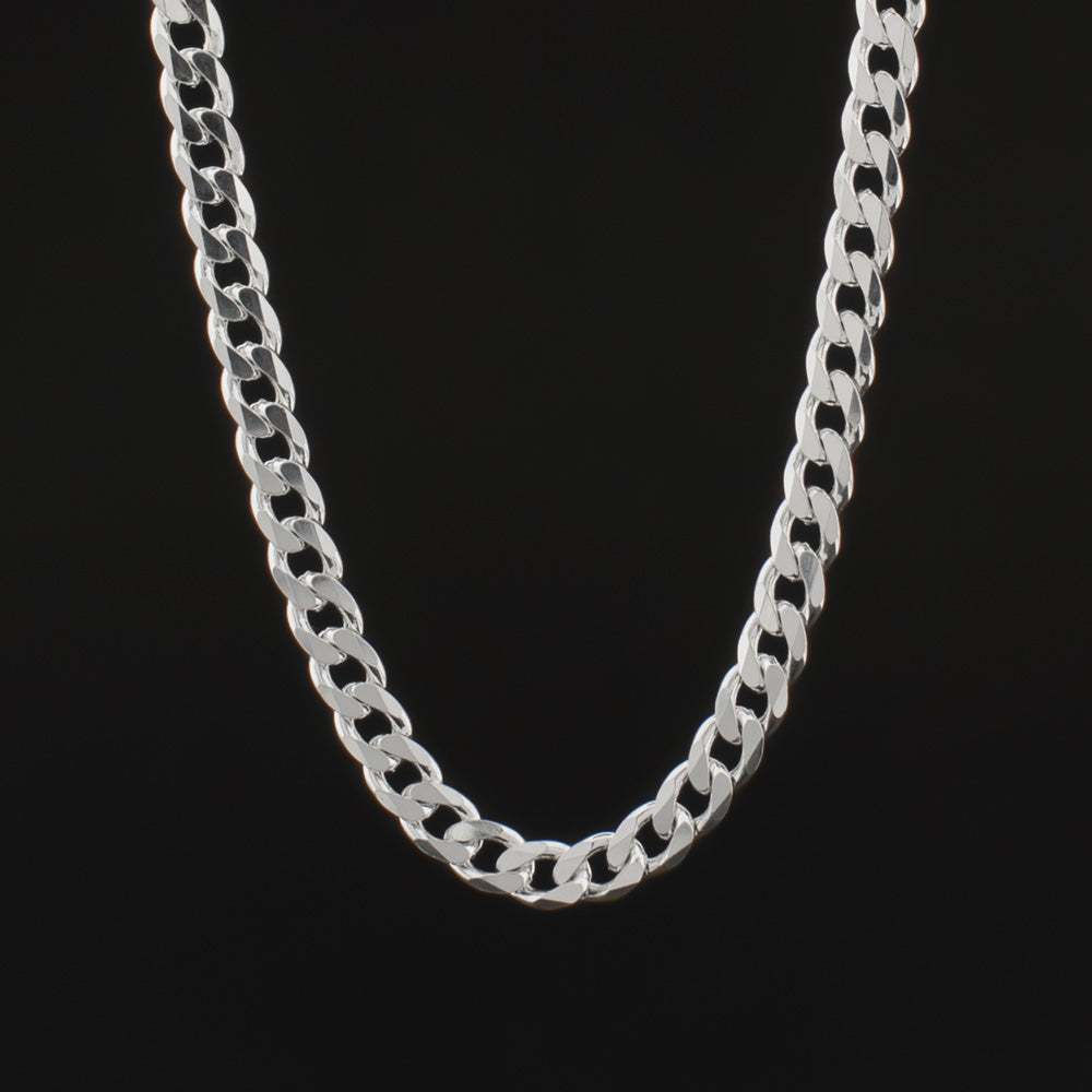 Zilveren gourmet heren ketting 5 mm BLMN026