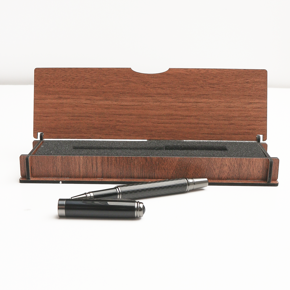 Gepersonaliseerde Rollerpen - Met Gegraveerde Houten Doos BLP145-R