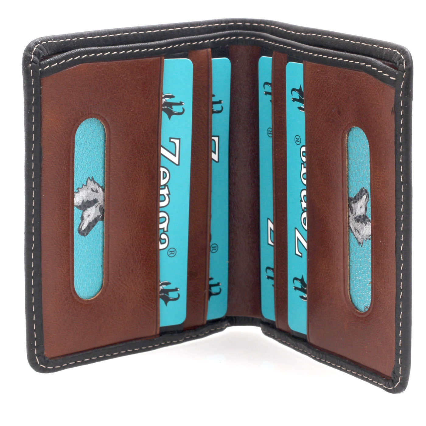 Black Leather Wallet BLP266_04