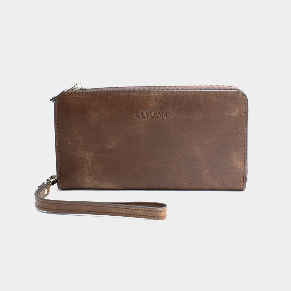 Smartphone Leather Wallet Brown BLW3034-K