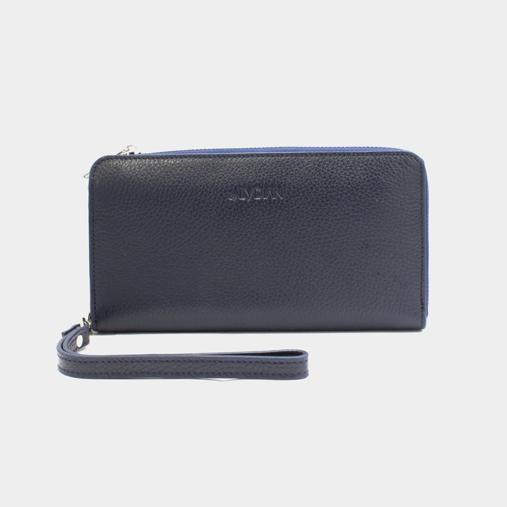 Smartphone Lederen Portemonnee Blauw BLW3034-L