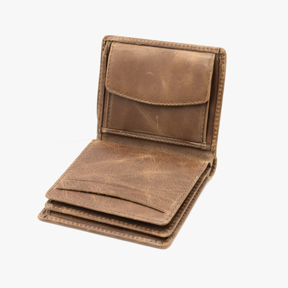 Bruine Leren Portemonnee BLW703-CK