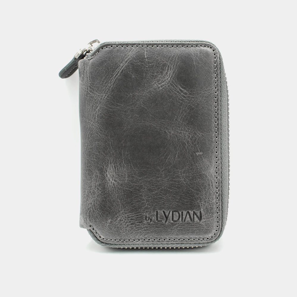 Leather Zipper Wallet BLW796-G