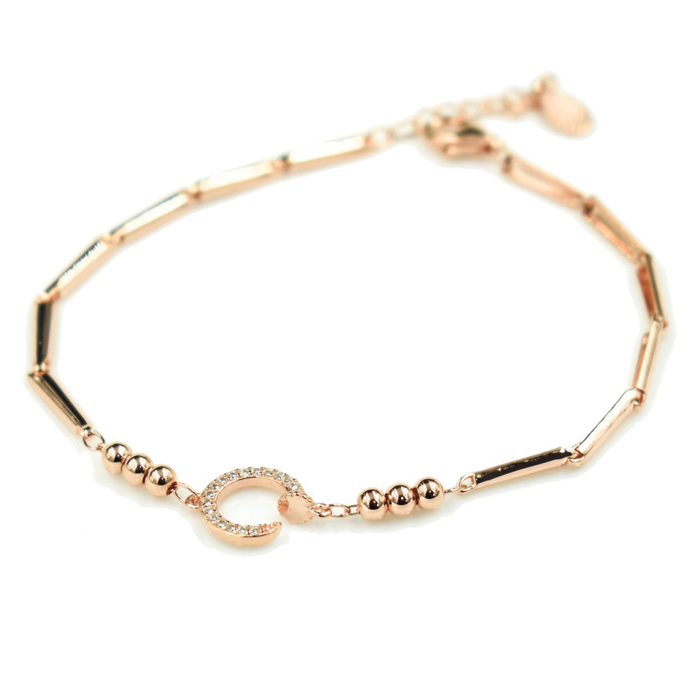 Bracelet en argent 925 avec zircone BLWR404