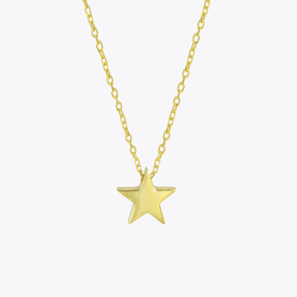 Zilveren Ster ketting + hanger