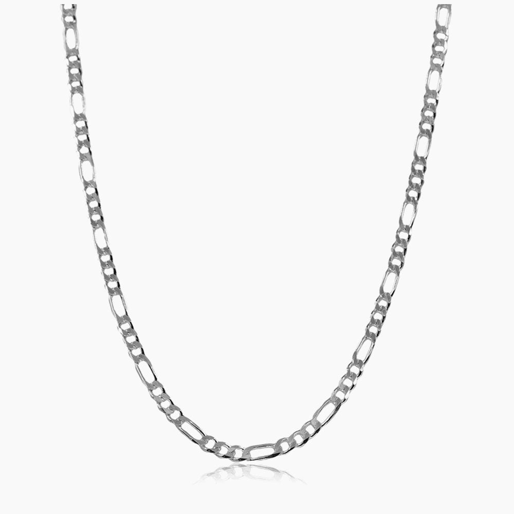 Zilveren figaro ketting heren 4 mm BLYDK301-A