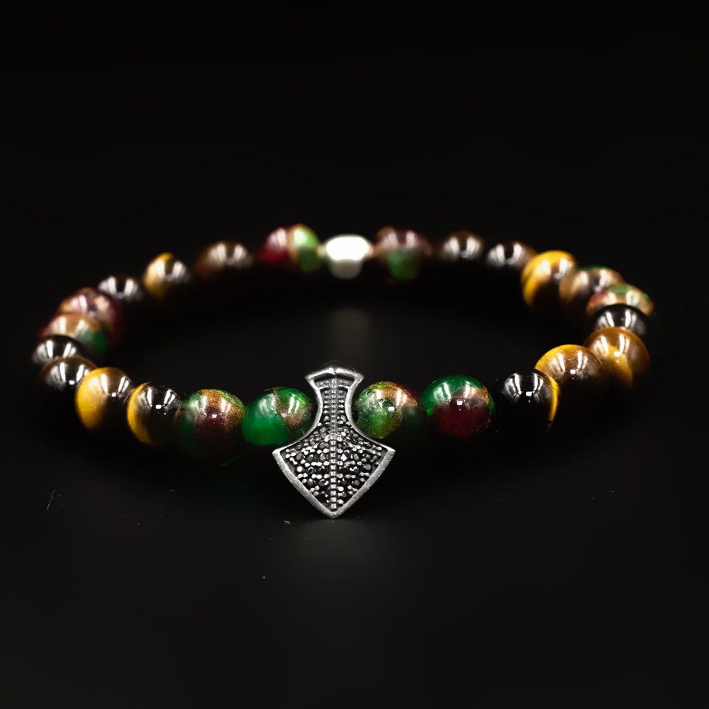 Tigerauge Perlenarmband NLTB091
